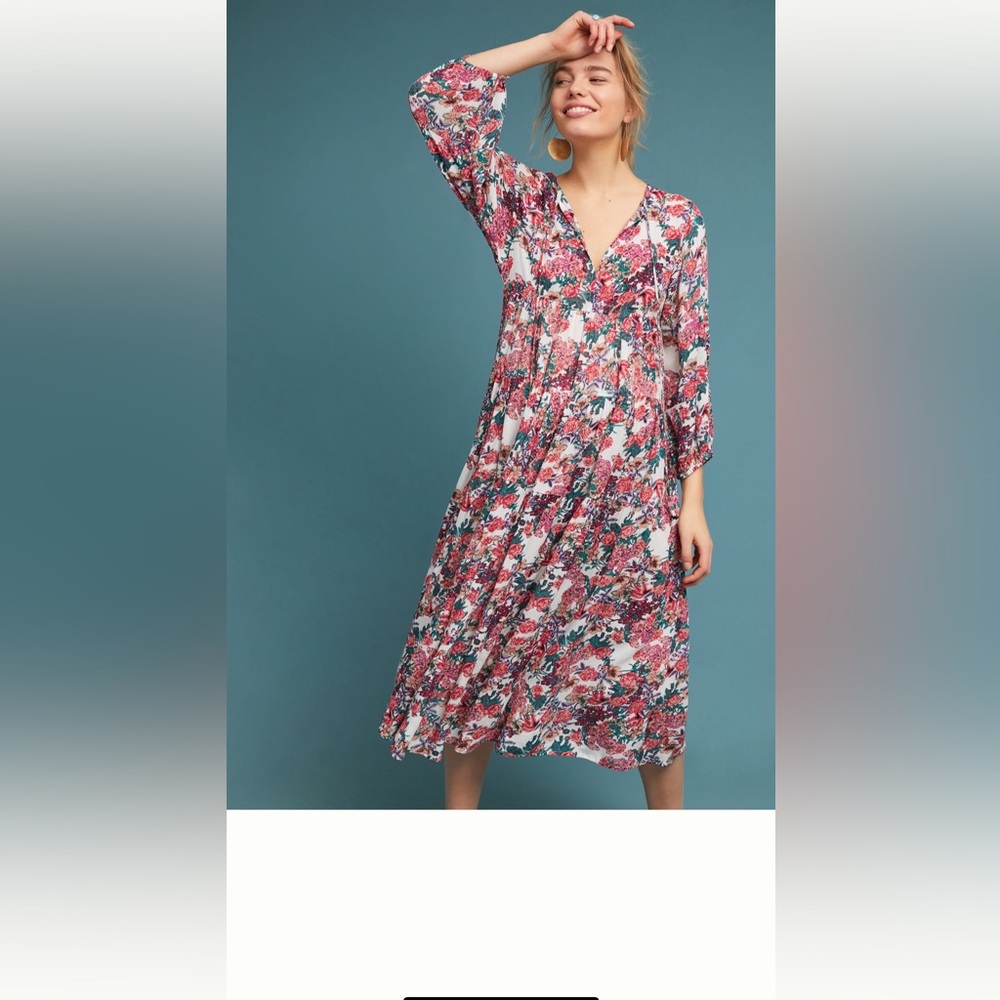 Anthropologie floral dress. Bohemian, beautiful